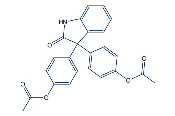 Acetalax(Oxyphenisatin acetate)化学構造