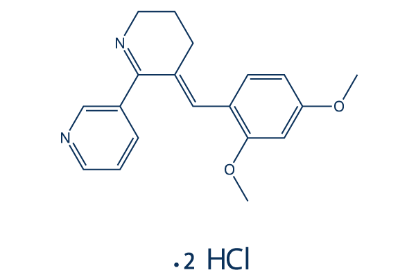 GTS-21 dihydrochloride化学構造