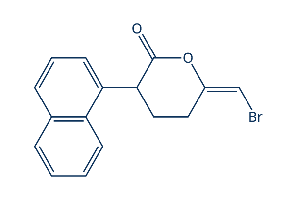 Bromoenol lactone化学構造