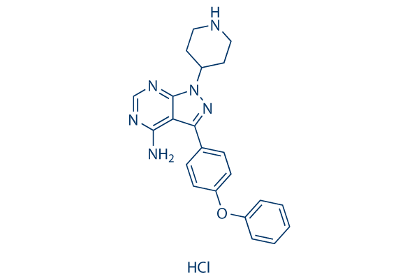 N-piperidine Ibrutinib hydrochloride化学構造