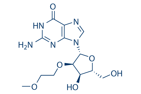2′-O-(2-Methoxyethyl)guanosine化学構造