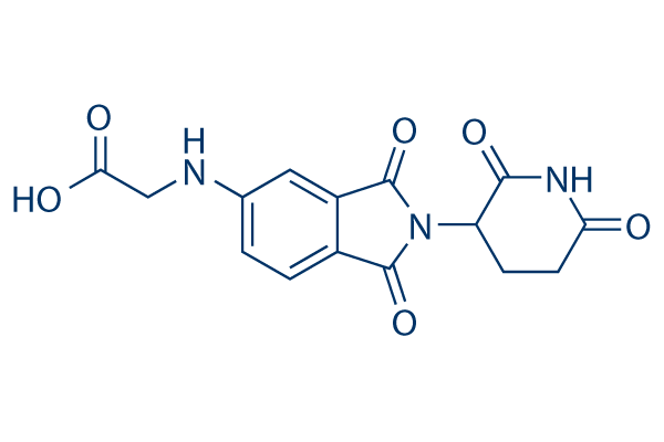 Thalidomide-5-NH2-CH2-COOH化学構造