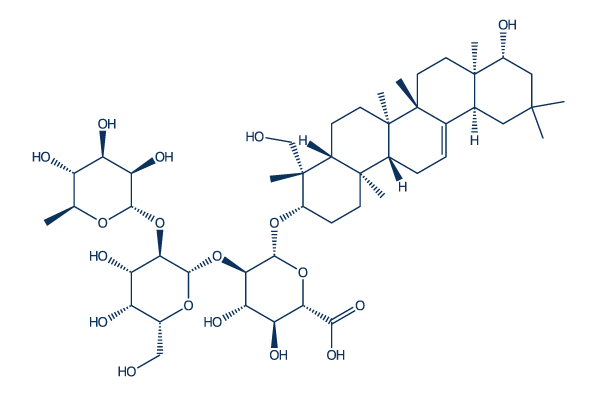 Soyasaponin Bb化学構造