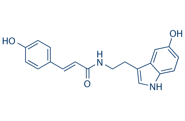 N-(p-Coumaroyl) Serotonin化学構造