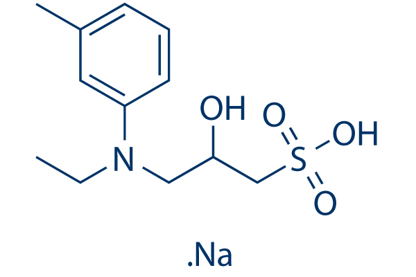 N-Ethyl-N-(2-hydroxy-3-sulfopropyl)-3-toluidine化学構造