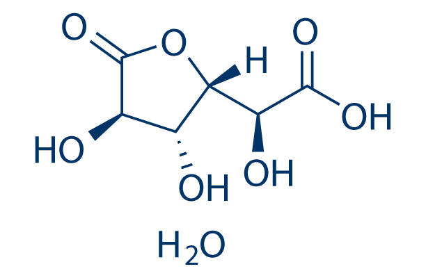 D-Saccharic acid 1,4-lactone monohydrate化学構造