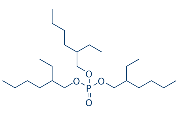 Tris(2-ethylhexyl) phosphate化学構造