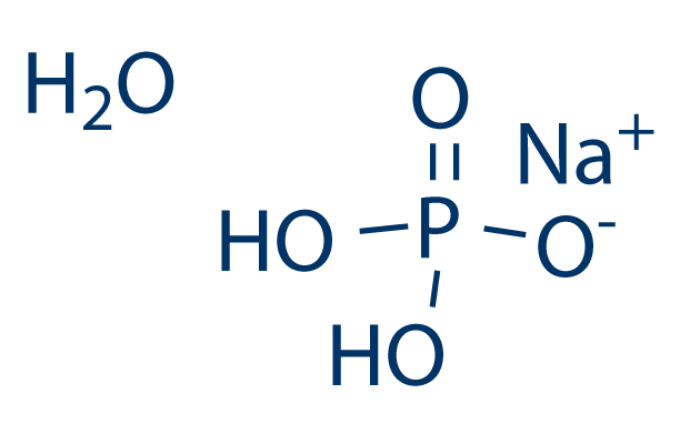 Sodium phosphate monobasic monohydrate化学構造