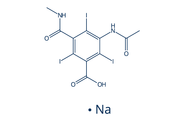 iothalamate sodium化学構造