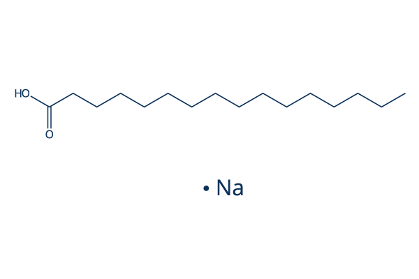 Sodium palmitate化学構造