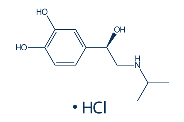 (-)-Isoproterenol hydrochloride化学構造