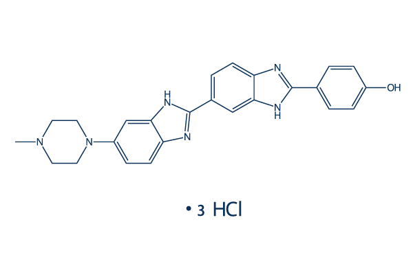 bisBenzimide H 33258 Trihydrochloride化学構造
