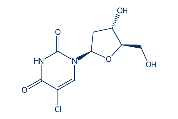 5-Chloro-2'-deoxyuridine化学構造