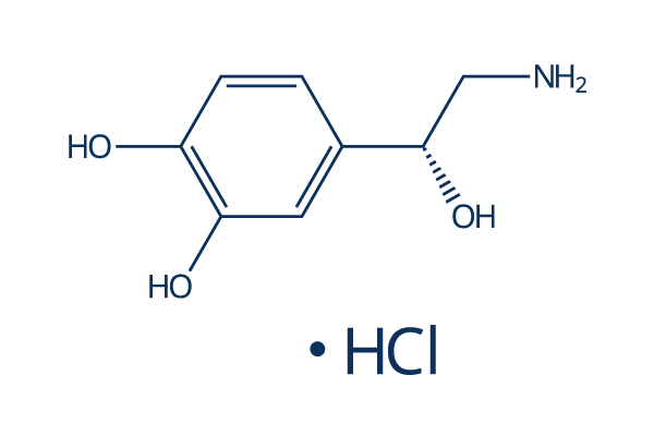 Norepinephrine hydrochloride化学構造