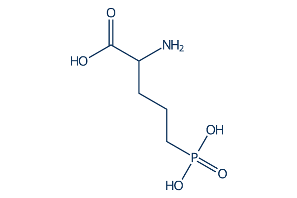 DL-AP5 (2-APV) 化学構造