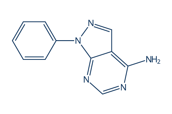 4-AMino-1-phenylpyrazolo[3,4-d]pyriMidine化学構造