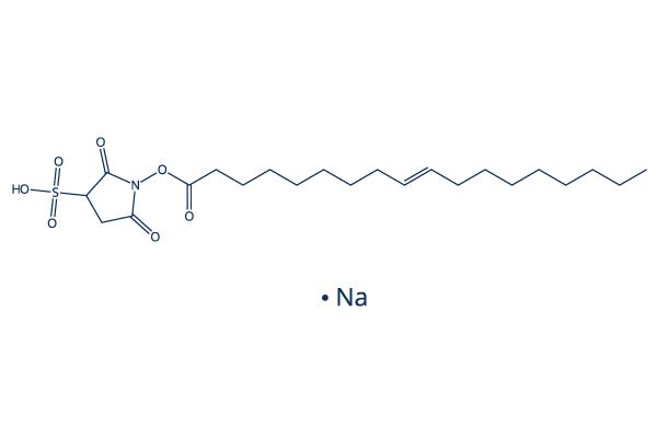 Sulfosuccinimidyl oleate sodium化学構造