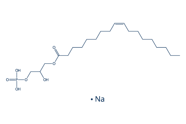 Oleoyl-L-alpha-lysophosphatidic acid sodium salt化学構造