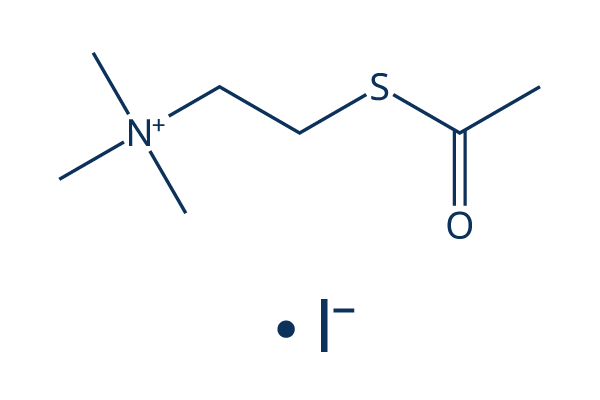 Acetylthiocholine iodide化学構造