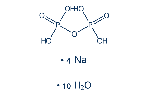 Sodium pyrophosphate decahydrate化学構造