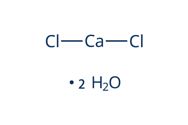 Calcium chloride dihydrate化学構造