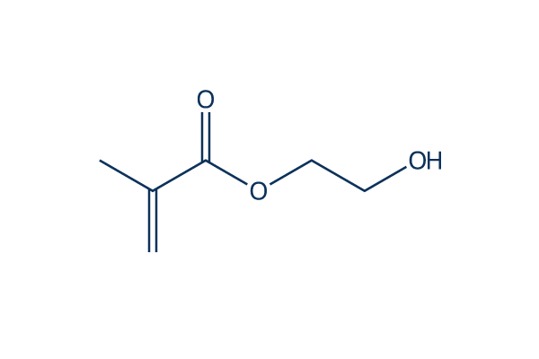 Poly(2-hydroxyethyl methacrylate)化学構造