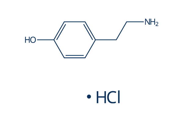 Tyramine hydrochloride化学構造