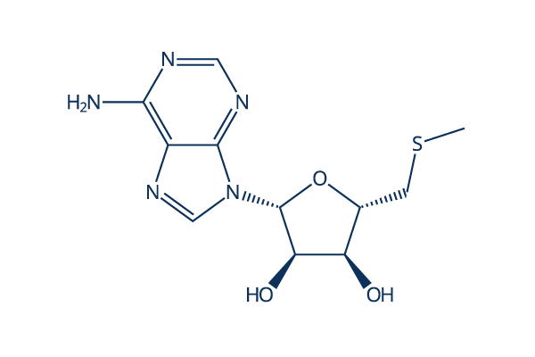 5'-Deoxy-5'-(methylthio)adenosine化学構造