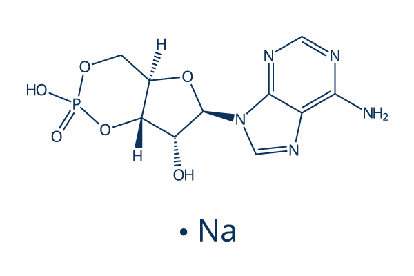 Cyclic AMP sodium化学構造