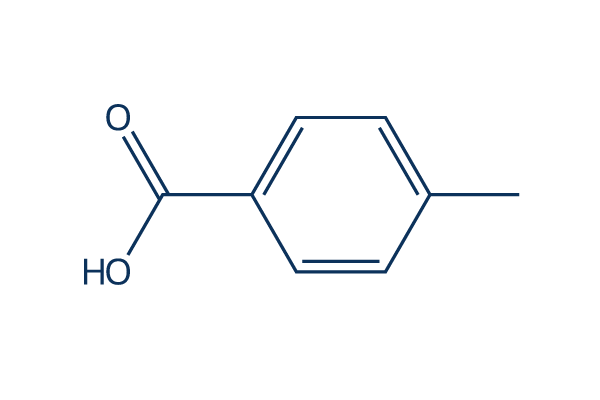 p-Toluic acid化学構造