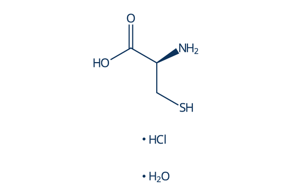 L-Cysteine (hydrochloride hydrate)化学構造