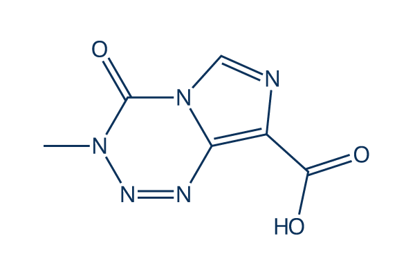 Temozolomide Acid化学構造