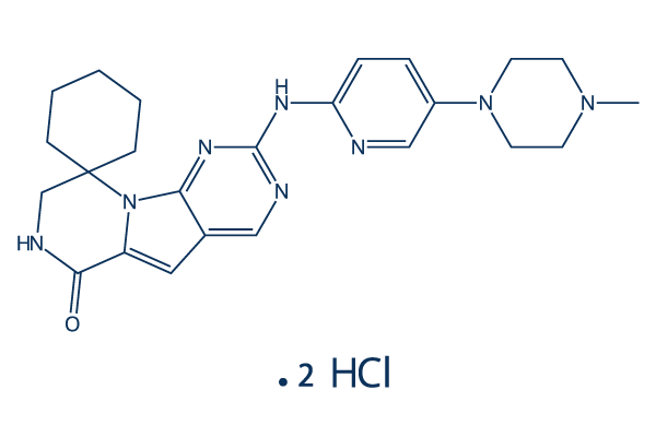 Trilaciclib dihydrochloride化学構造