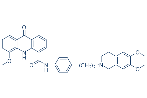 Elacridar (GF120918)化学構造