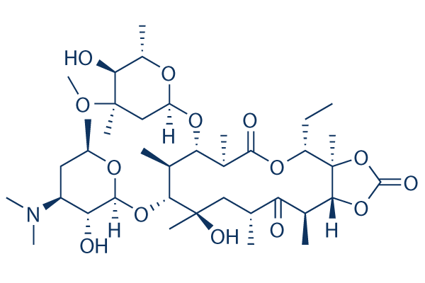 Erythromycin Cyclocarbonate化学構造