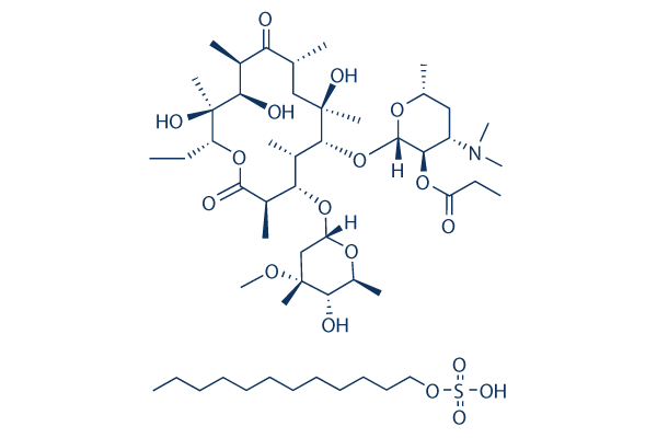 Erythromycin estolate化学構造