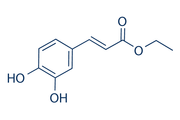 Ethyl caffeate化学構造