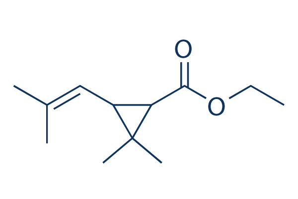 Ethyl chrysanthemumate化学構造