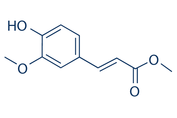 Ferulic acid methyl ester化学構造