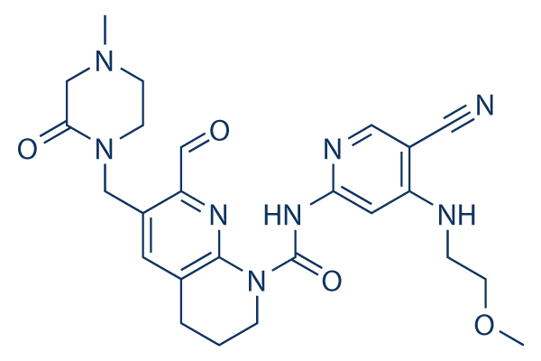 Roblitinib (FGF401)化学構造