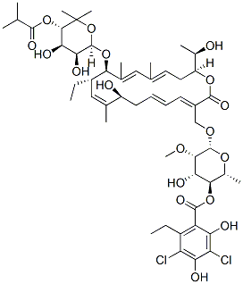 Fidaxomicin化学構造