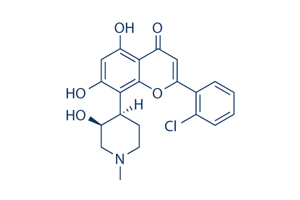 Flavopiridol (Alvocidib)化学構造