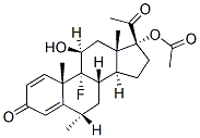 Fluorometholone Acetate化学構造