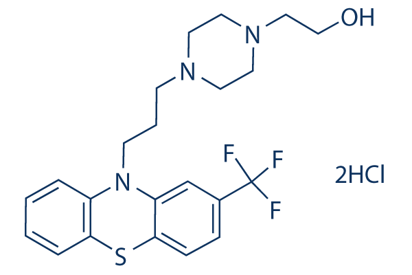 Fluphenazine dihydrochloride化学構造
