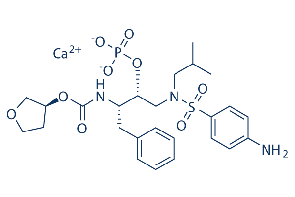 Fosamprenavir calcium salt化学構造