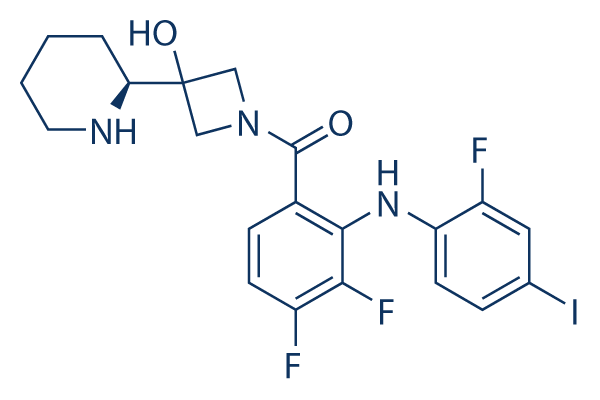 Cobimetinib (GDC-0973)化学構造