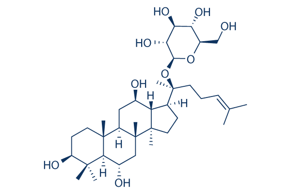 Ginsenoside F1化学構造