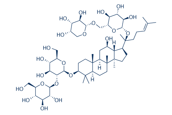 Ginsenoside Rb2化学構造