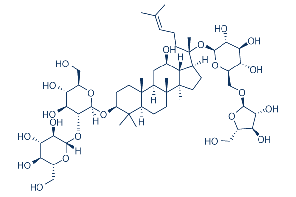 Ginsenoside Rc化学構造