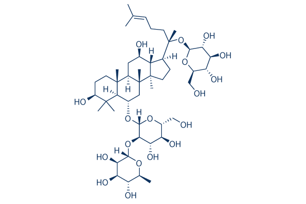 Ginsenoside Re化学構造